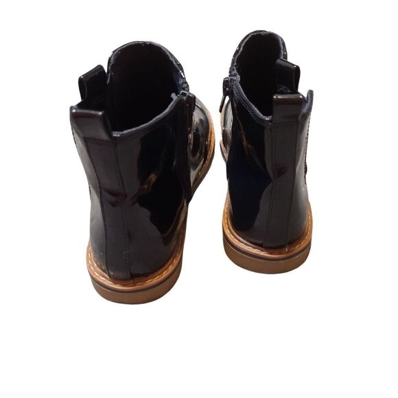 Zara Wingtip Patent Ankle Boots Size 6, Size 36 - Picture 5 of 7
